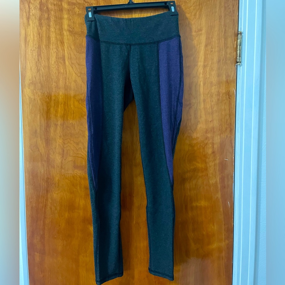 Grey & Purple Leggings